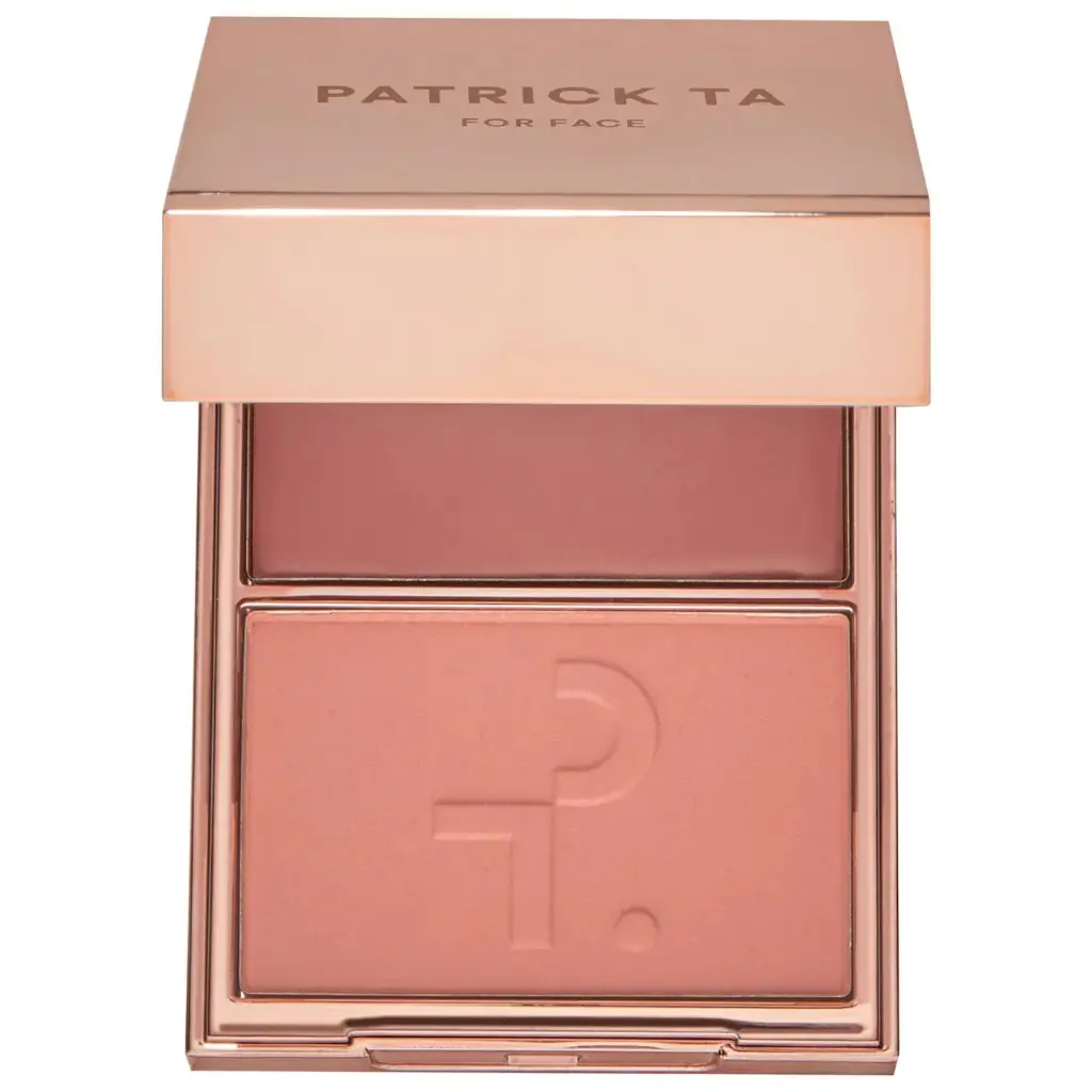 Major Headlines Double-Take Crème & Powder Blush Duo Not Too Much-soft rosey taupe