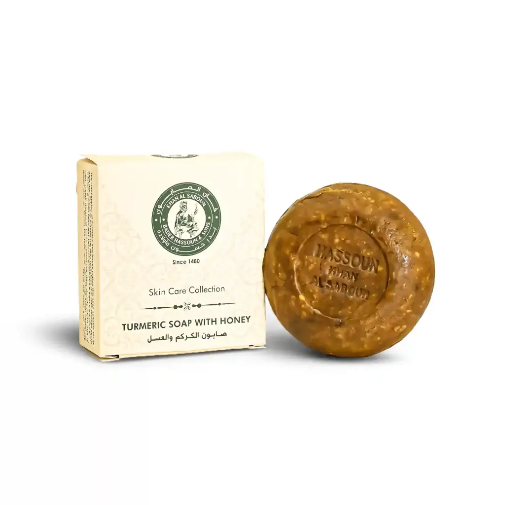 [06010203] Turmeric Soap With Honey 100G