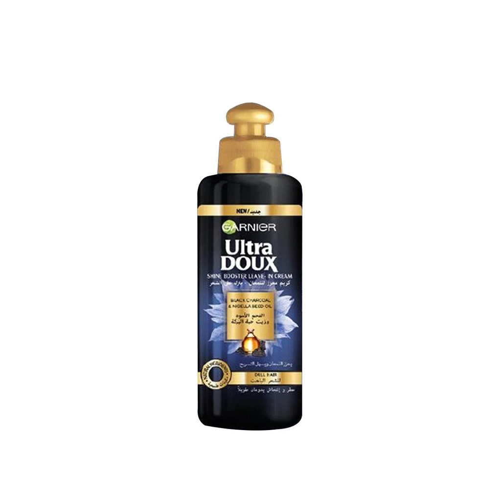 [6534000] Garnier Ultra Doux Black Charcoal Leave In Conditioning Cream 200ml