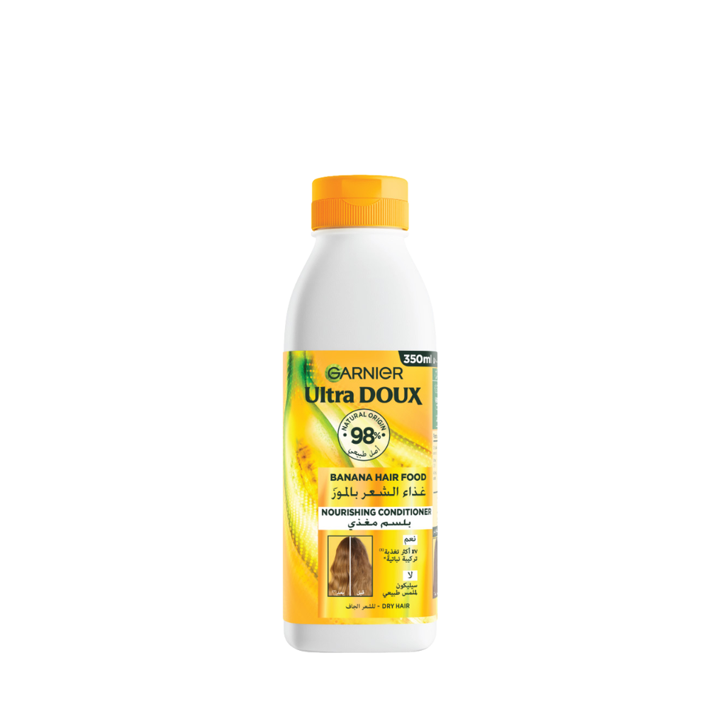 Garnier Ultra Doux Hair Food Banana And Shea Butter Nourishing Conditioner For Dry Hair 350ml