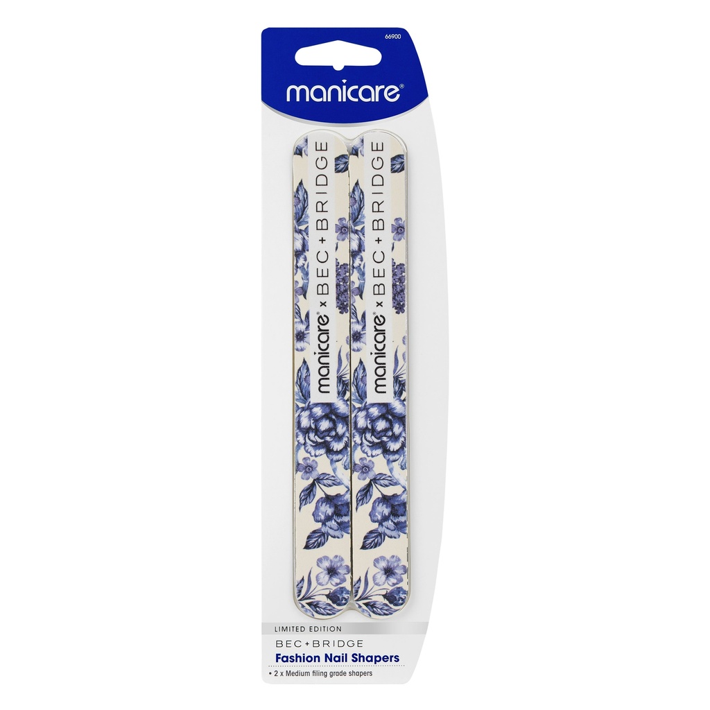 [66900] Manicare Nail Shapers Fashion Medium 2 Pack