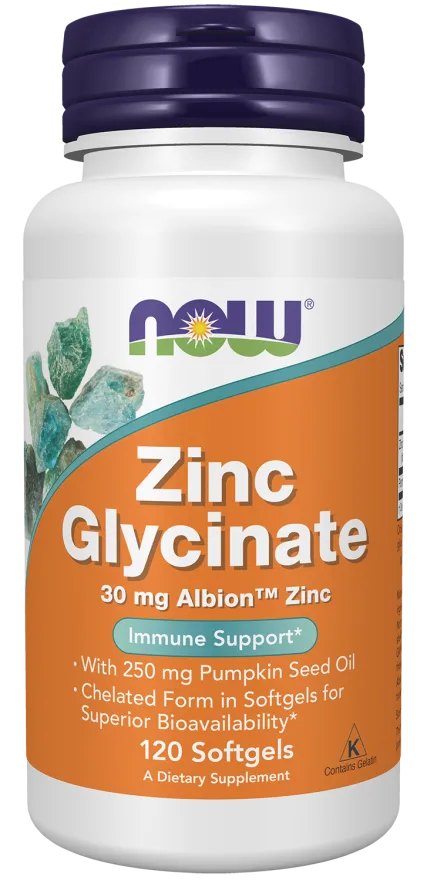 Zinc Glycinate 120 Softgels