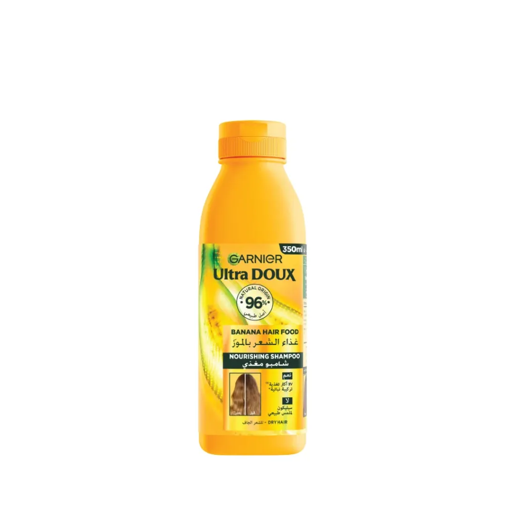 Garnier Ultra Doux Hair Food Banana And Shea Butter Nourishing Shampoo For Dry Hair