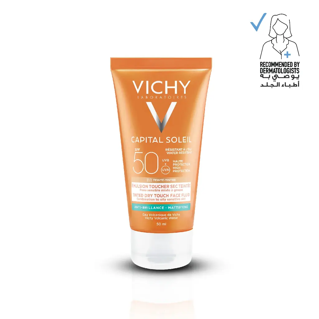 Capital Soleil Dry Touch Fluid Tinted SPF50 
