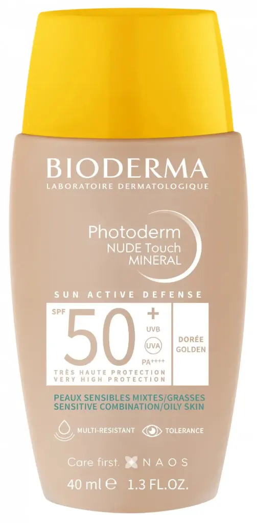 PHOTODERM NUDE TOUCH TEINTEE DOREE SPF50+ 40ML