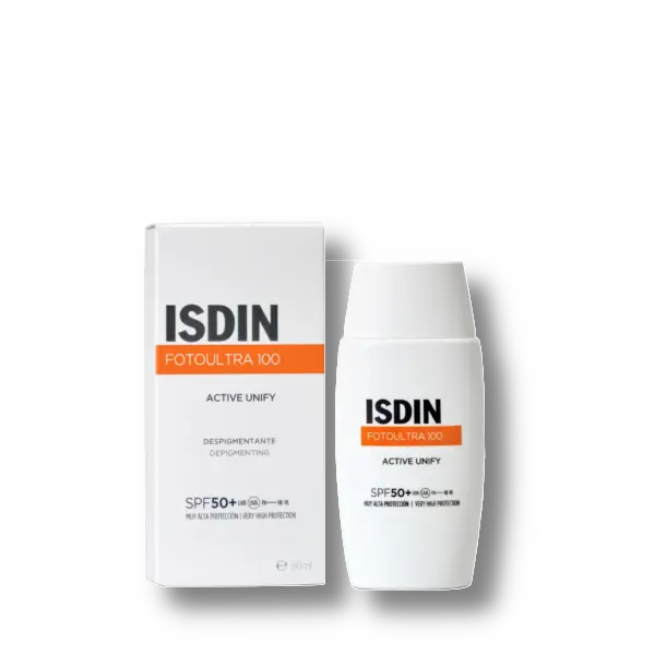 FOTO ULTRA ISDIN 100 ACTIVE UNIFY FUSION FLUID COLOR SPF 50+ 50ml