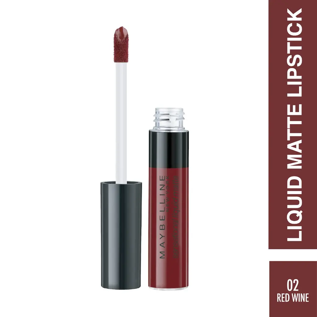 [02040103-02]  Sensational Liquid  Matte Lipstick  (Red Wine)