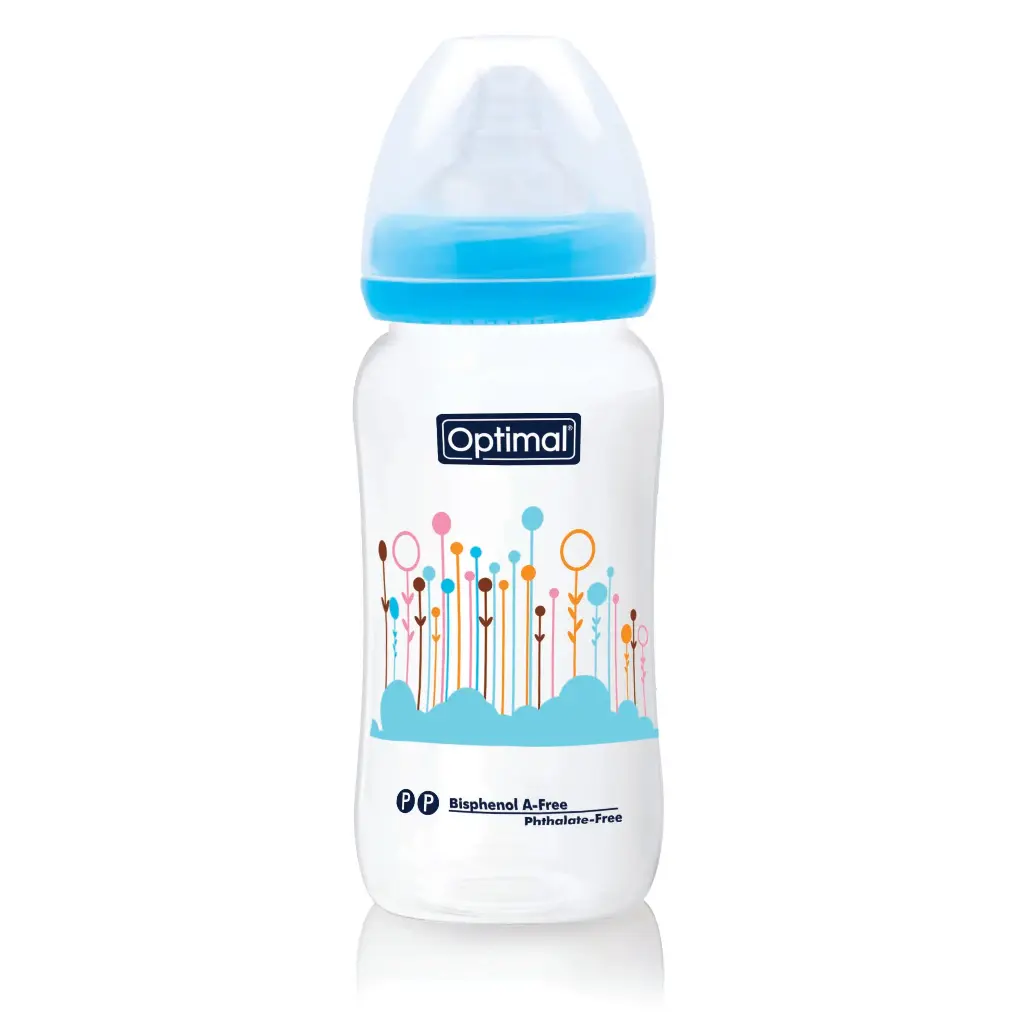 [05020113-Blue] WIDE NECK FEEDING BOTTLE 300ml (Blue)