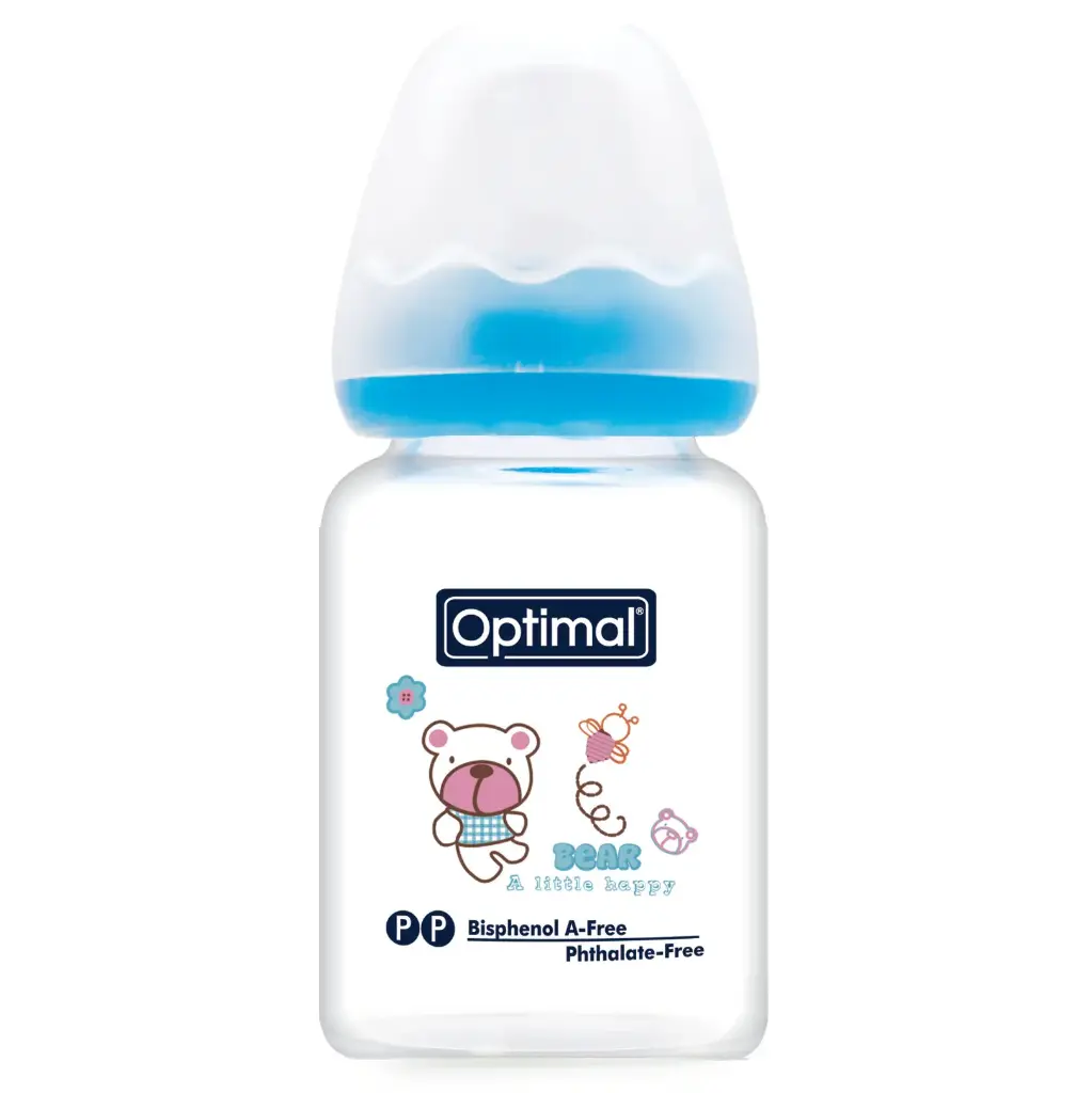 [05020119-Blue] GLASS FEEDING BOTTLE 60ml (Blue)