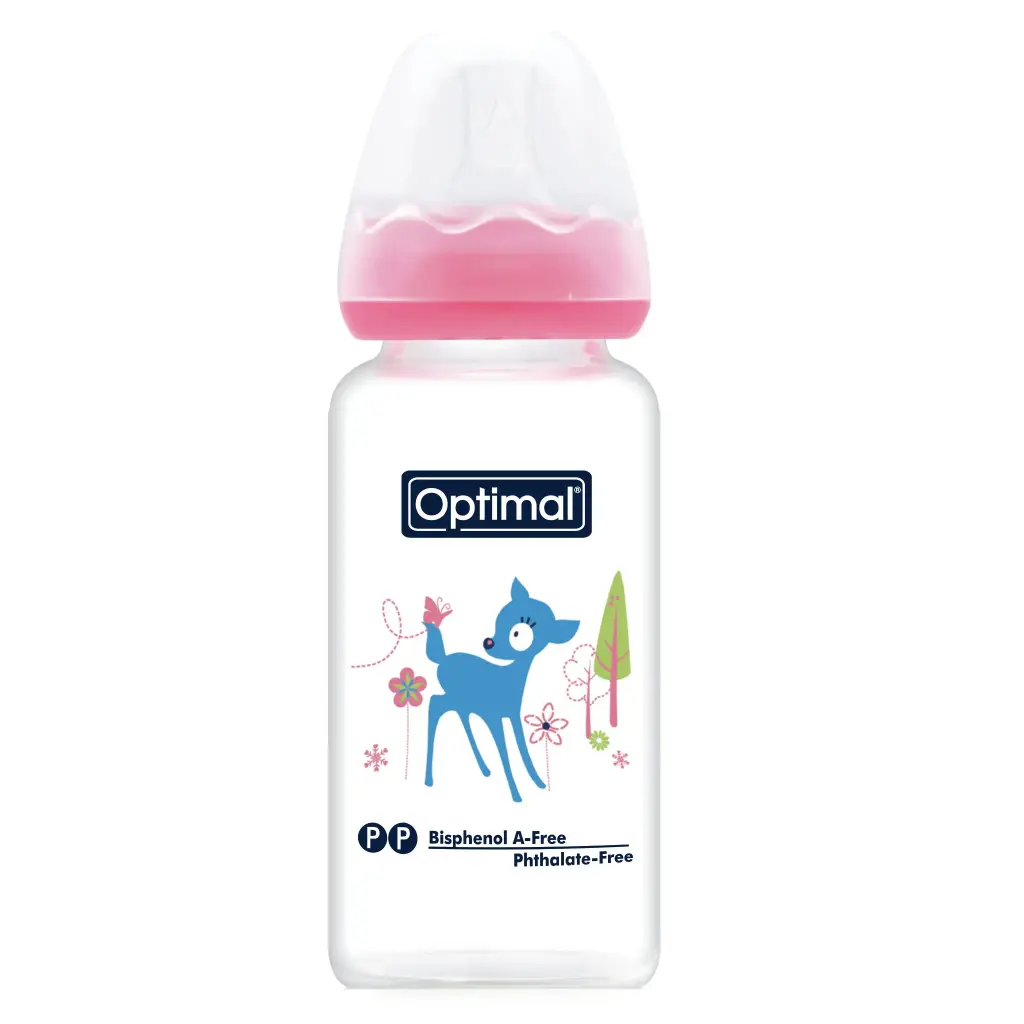 GLASS FEEDING BOTTLE 240ML