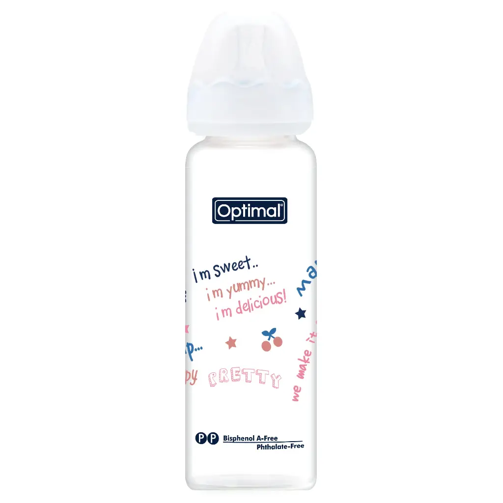 GLASS FEEDING BOTTLE 240ML