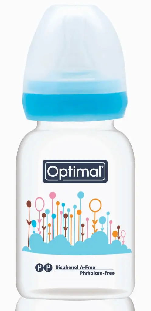 [05020132-Blue] Narrow Neck Feeding Bottle 140 ML (Blue)