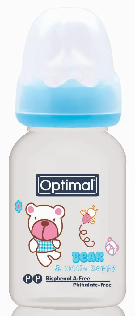 Narrow Neck Orthodontic Feeding Bottle 140 ML BLUE