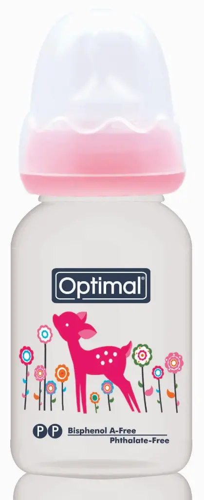 Narrow Neck Orthodontic Feeding Bottle 140 ML BLUE