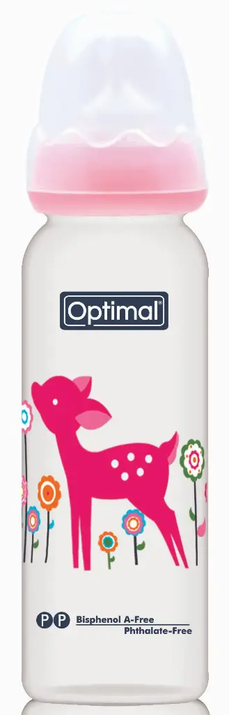Narrow Neck Orthodontic Feeding Bottle 240ml