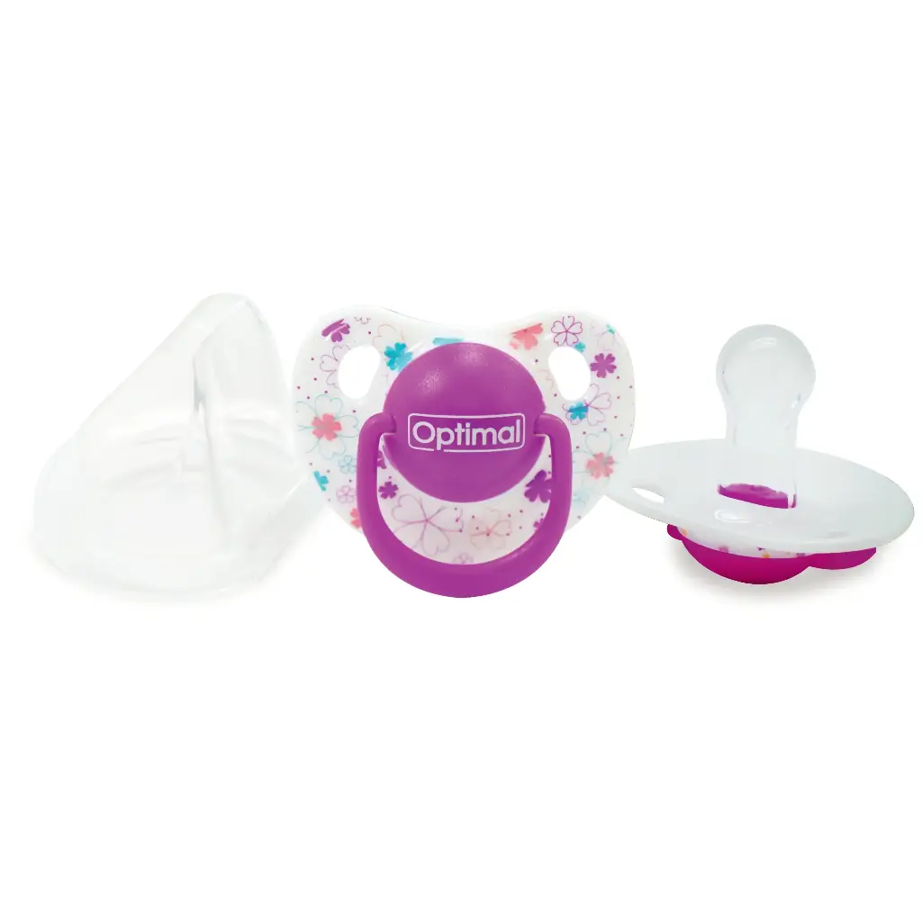 Round Nipple Silicone Pacifier 0+