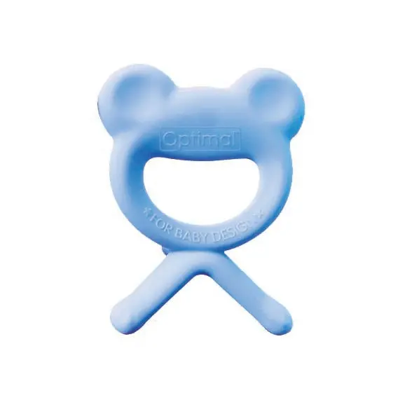 [05020505-Blue] Rubber baby teether  (Blue)