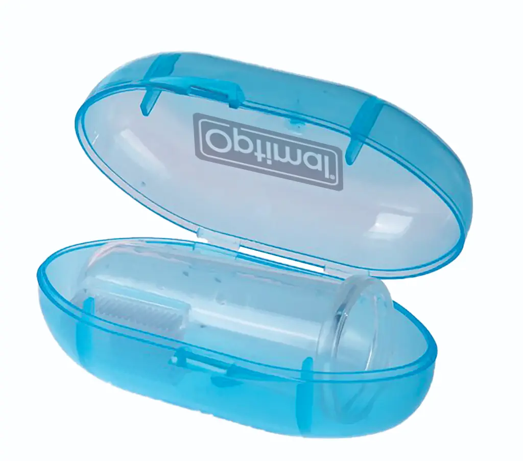 [05020702-Blue] Baby Silicone Toothbrush (Blue)