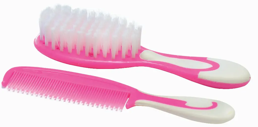 HAIR BRUSH AND COMB SET