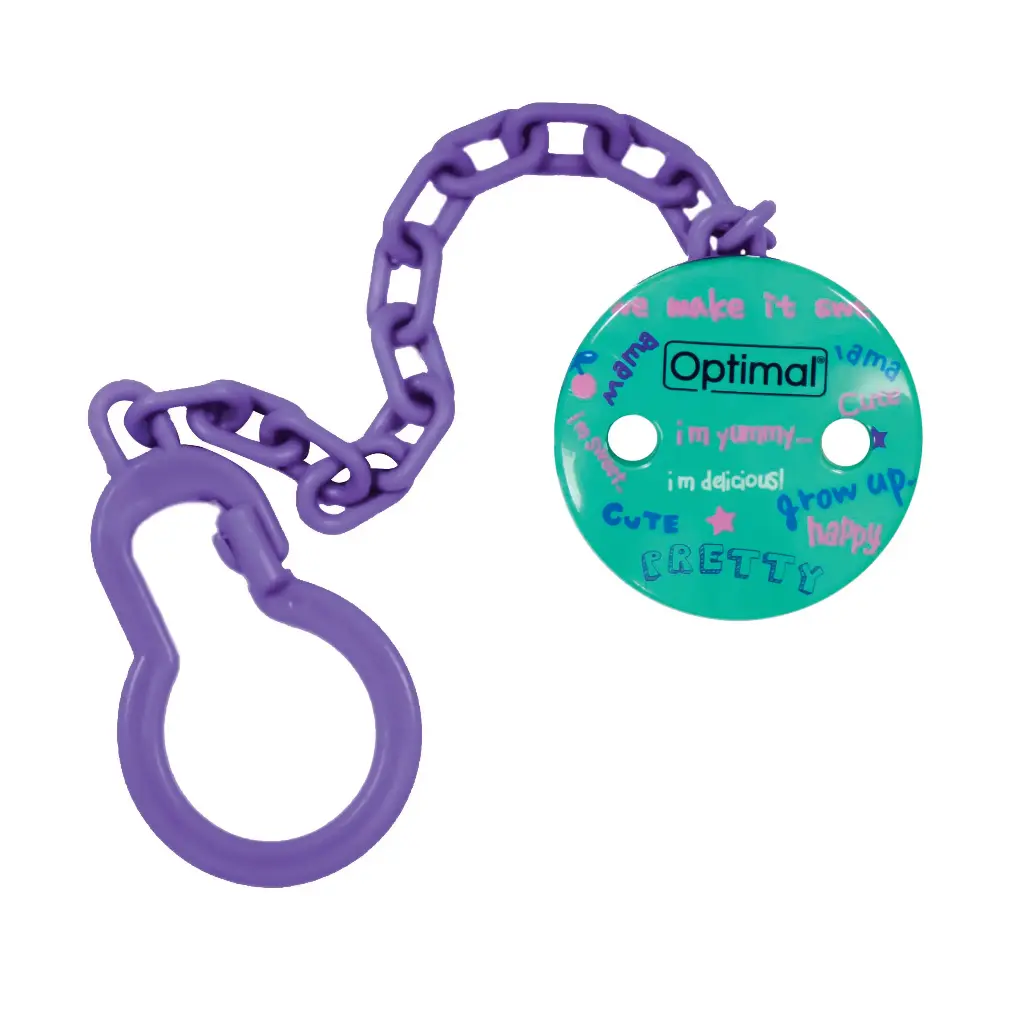 Pacifier Holder With Plastic Clip