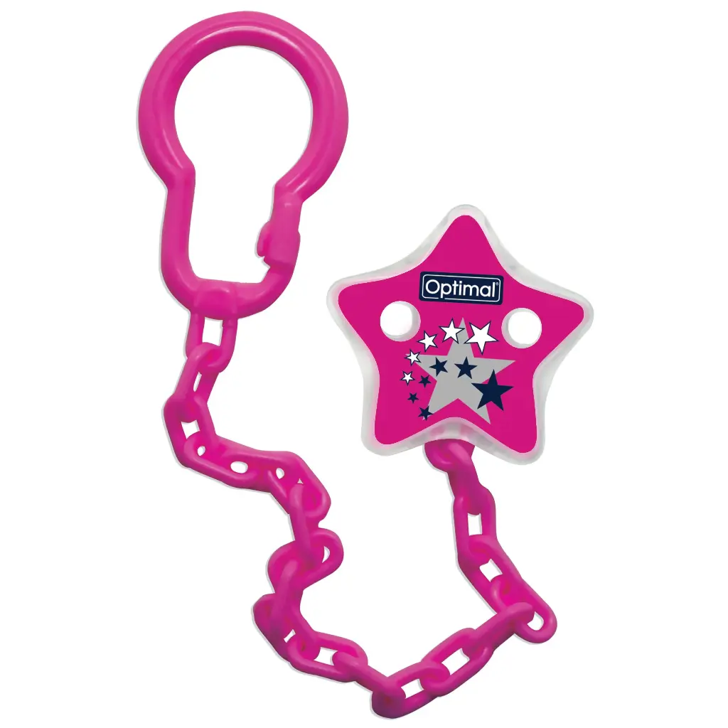 Pacifier Holder With Plastic Clip