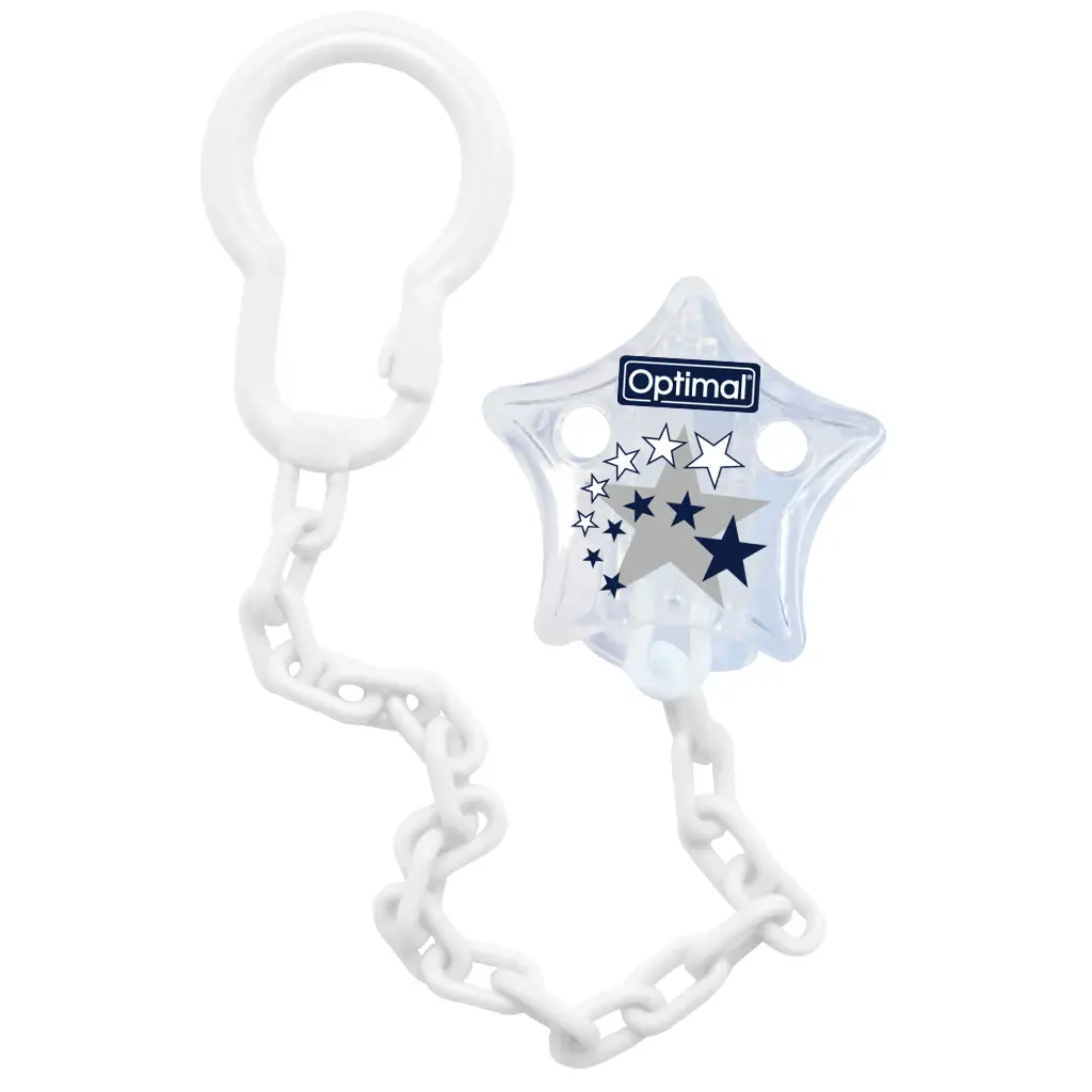 Pacifier Holder With Plastic Clip
