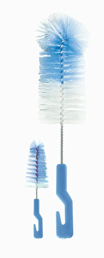 [05070201-Blue] Bottle And Nipple Brush Set (Blue)
