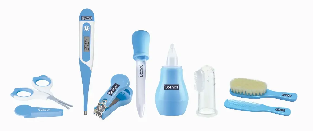[05070504-blue] BABY CARE SET 8 PCS  (Blue)