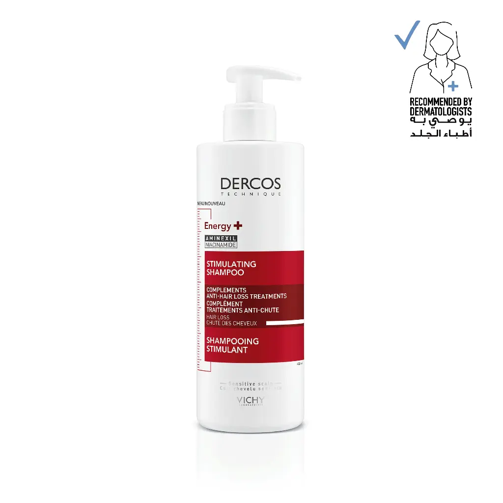 Dercos Energy + Stimulating and Anti Hair Loss Shampoo with Aminexil 