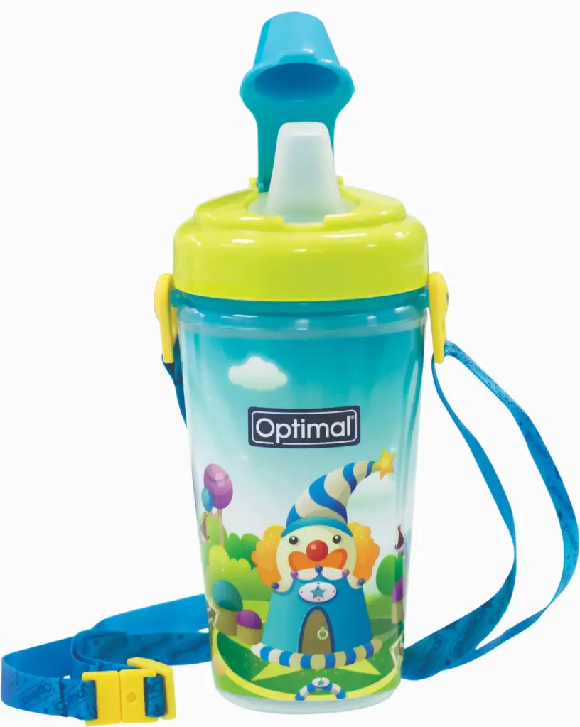 [05020212-Blue] Silicone Spout Cup 350ml (Blue)
