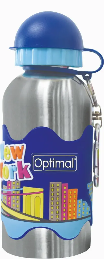 [05020216-Blue] stainless steel water bottle 350ml (Blue)