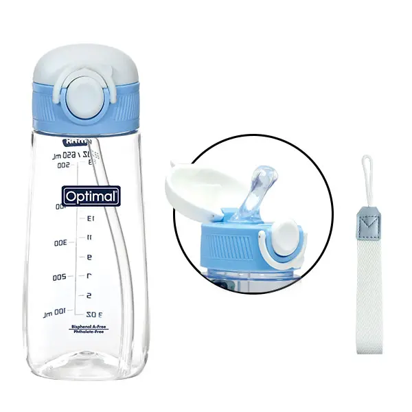 TRITAN SILICONE STRAW CUP  650ML