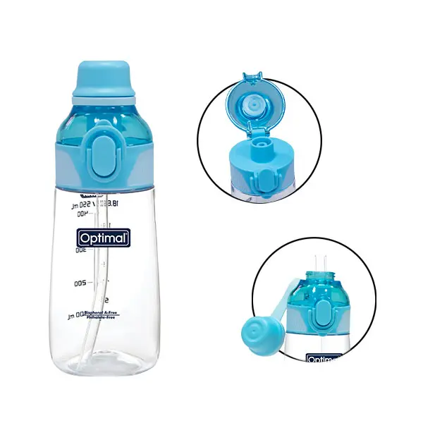 TRITAN 2 IN 1 SPOUT AND STRAW CUP 550ML
