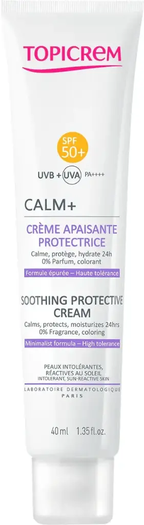TOPICREM CALM+ SOOTHING PROTECTIVE CREAM SPF50+ 40ML