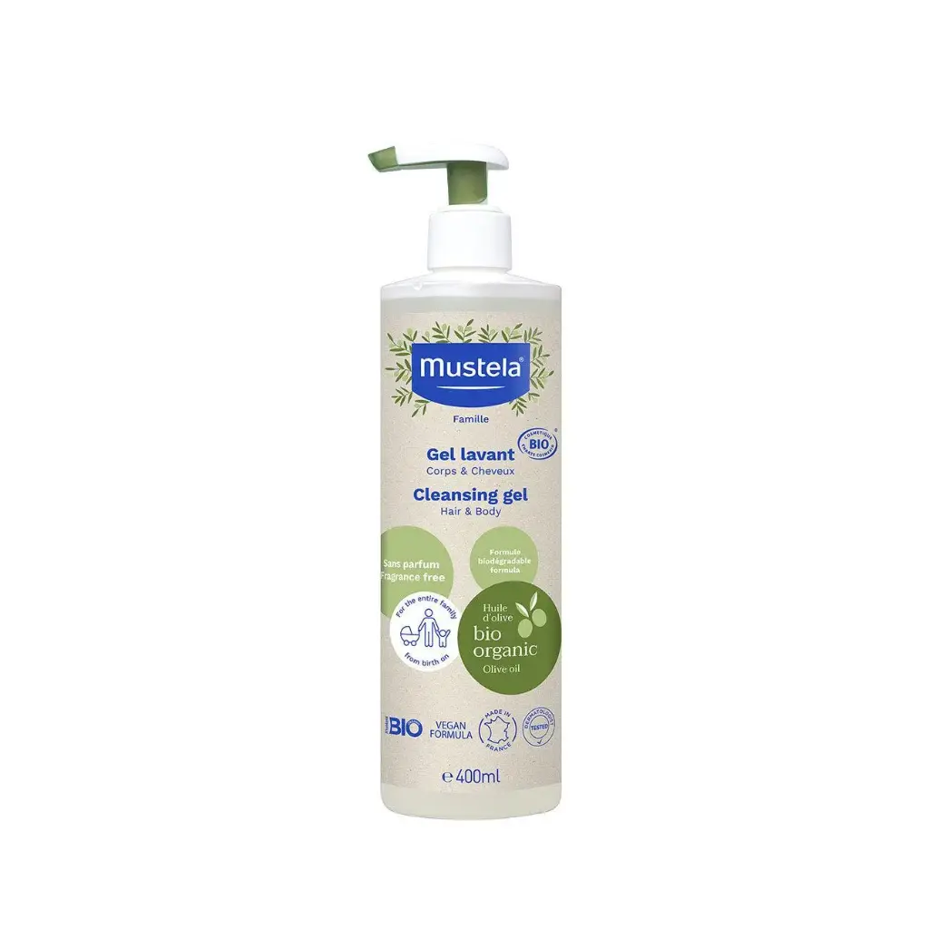 [05010151] Certified Organic Cleansing gel body & hair 400 ml 