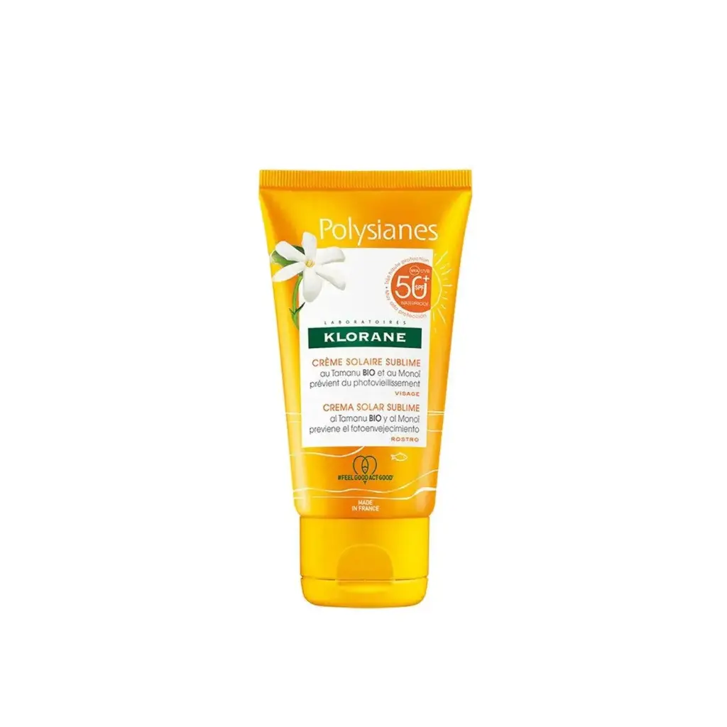 Klorane Polysianes Sublime Sun Cream Face SPF50+ 50ML