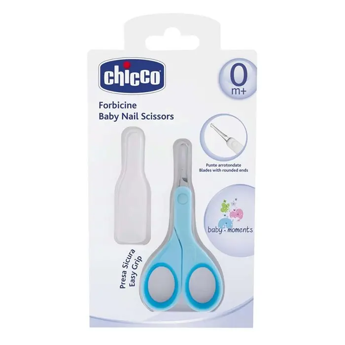 [05070214-Blue] BABY NAIL SCISSORS 0m  (Blue)