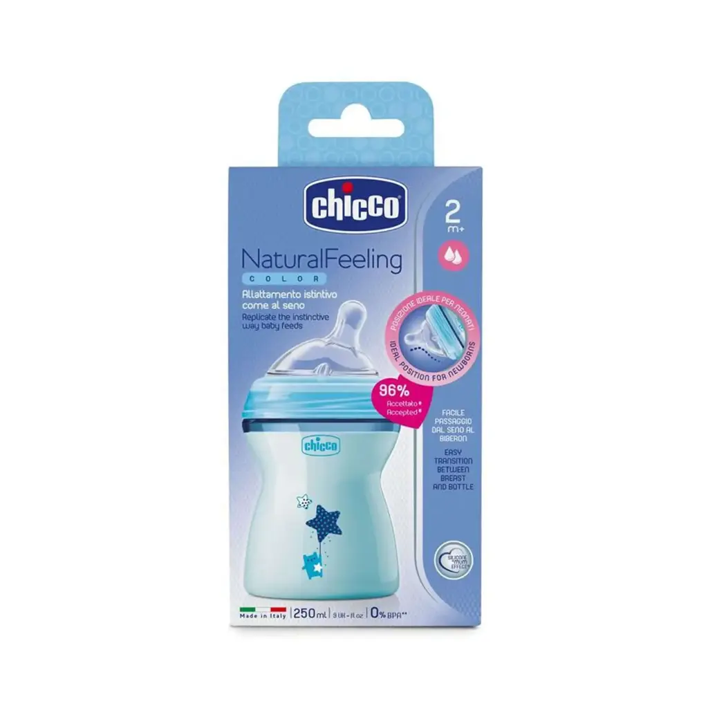 250mL PLASTIC BOTTLE NATURAL FEEL
2m+ 