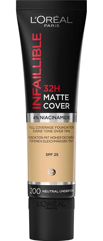 [02010110-25] Infailible 32H Matte Cover Liquid Foundation SPF 25 (25 Rose Ivory)