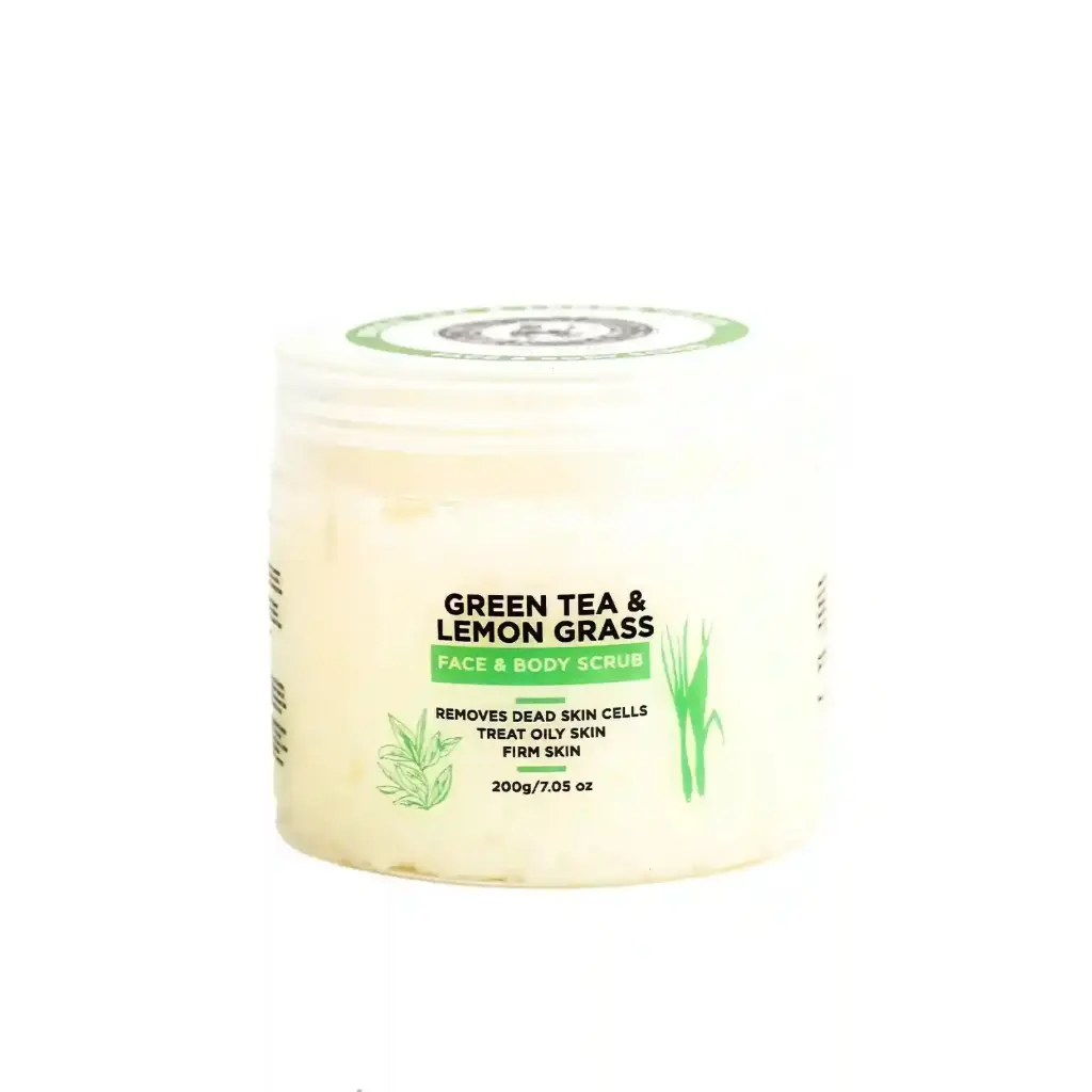 [09030102-Sheabutter] Exfoliating Body Scrub Shea Butter & Green Tea 
