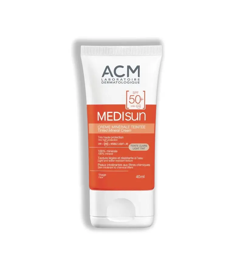 MEDISUN TINTED MINERAL SUNSCREEN CREAM  SPF50+ (LIGHT TINT) 40ML