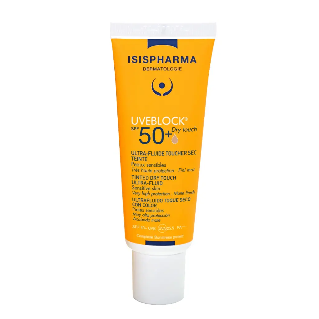 [010101143] UVEBLOCK SPF50+ DRY TOUCH
 invisible Tinted