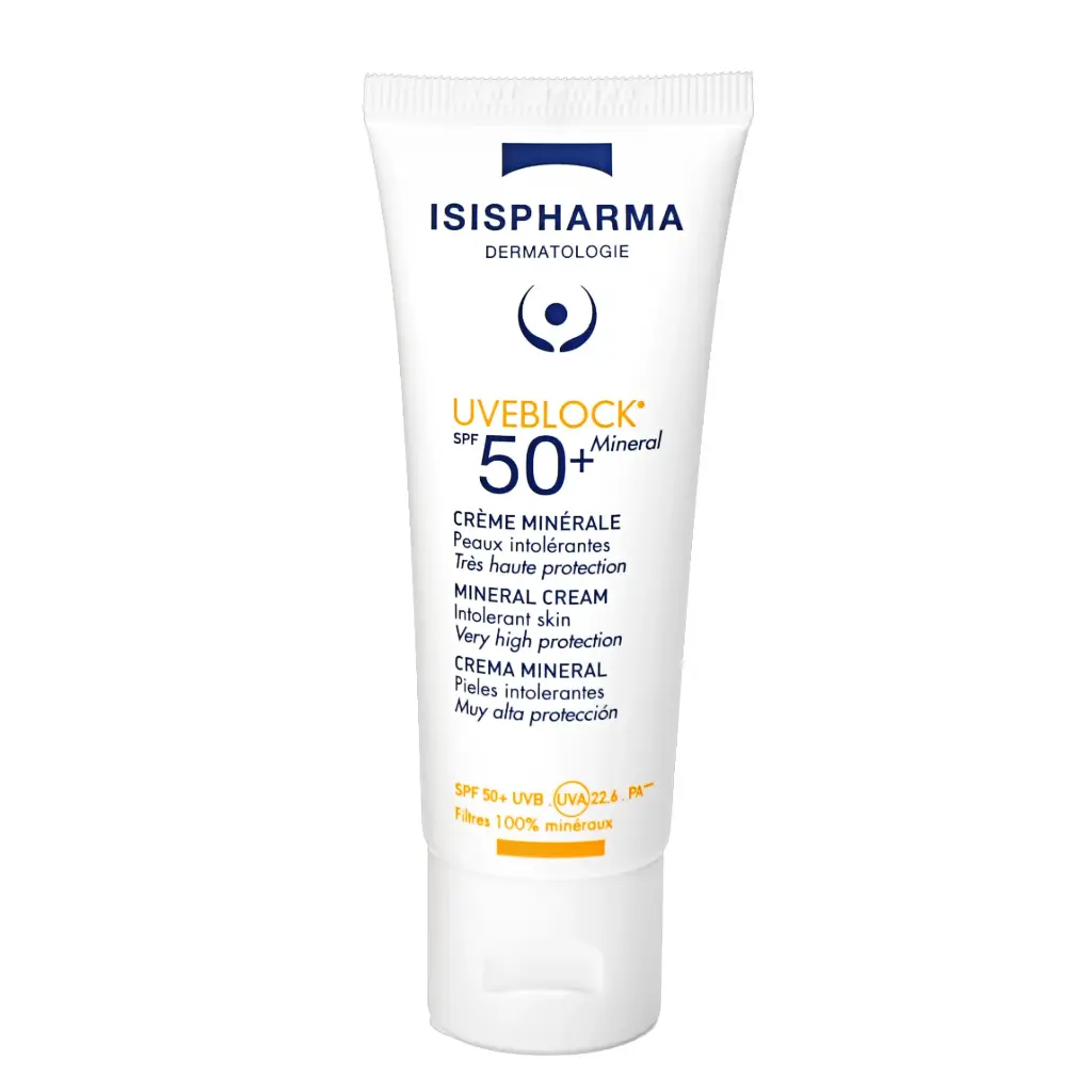 UVEBLOCK SPF50+ MINERAL
 invisible