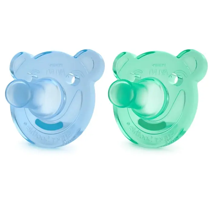 [05020341-boy] Curved Soothie Pacifier 0-6m (boy)