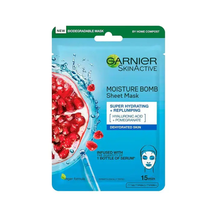 [01050903]  Hydra Bomb Sheet Mask Super Hydrating Replumpimg (Pomegranate)