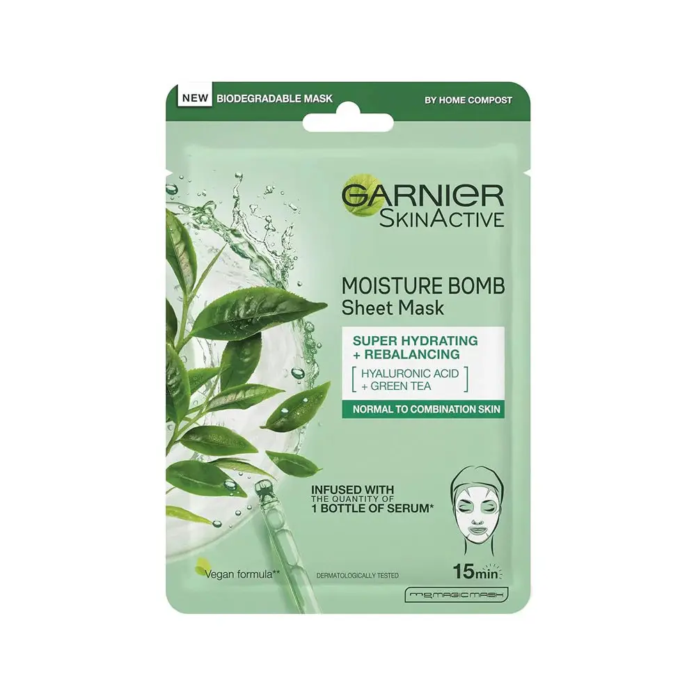  Hydra Bomb Green Tea Super-Hydrating & Rebalancing Tissue Mask for Normal to Combination Skin