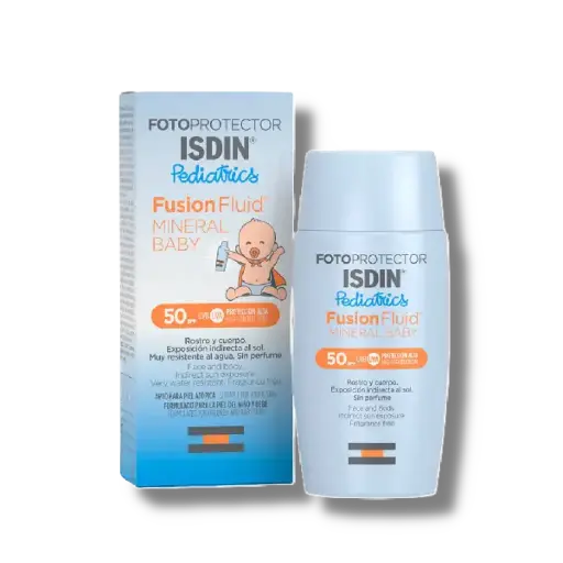 [01010174] FOTOPROTECTOR ISDIN PEDIATRICS MINERAL BABY 50+ 50ml