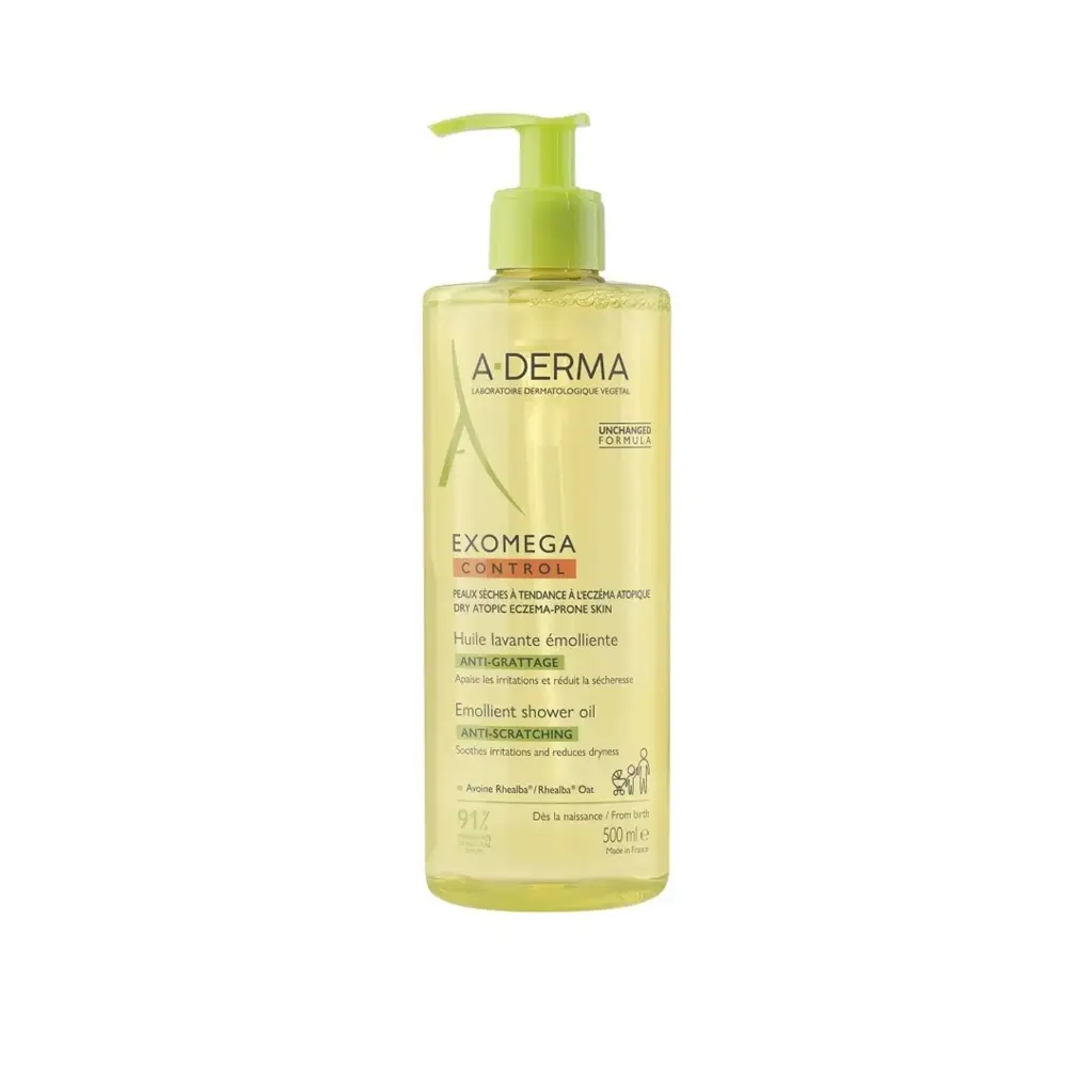[01050810] Exomega Control Emollient Shower Oil 500ML