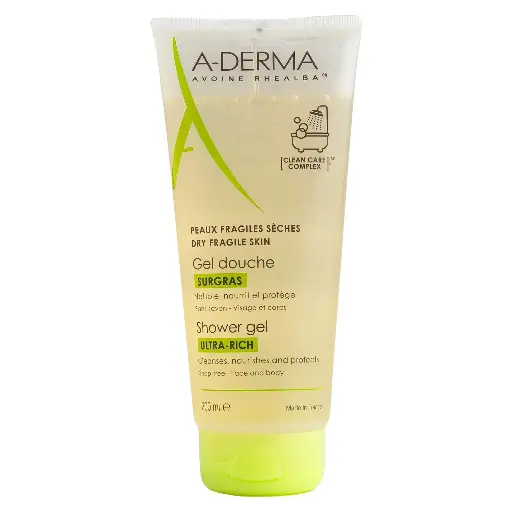 [01050851] A-derma Superfatted Soap free shower gel 200ML