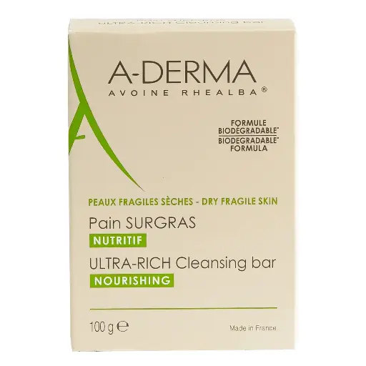 [01040602] A-derma Ultra-rich cleansing bar 100g